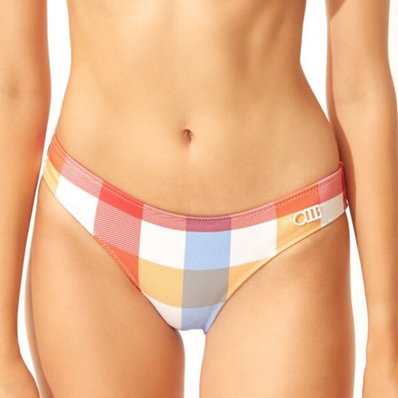 Solid & Striped The Elle Bikini Bottom in Beach Plaid - Picture 1 of 8